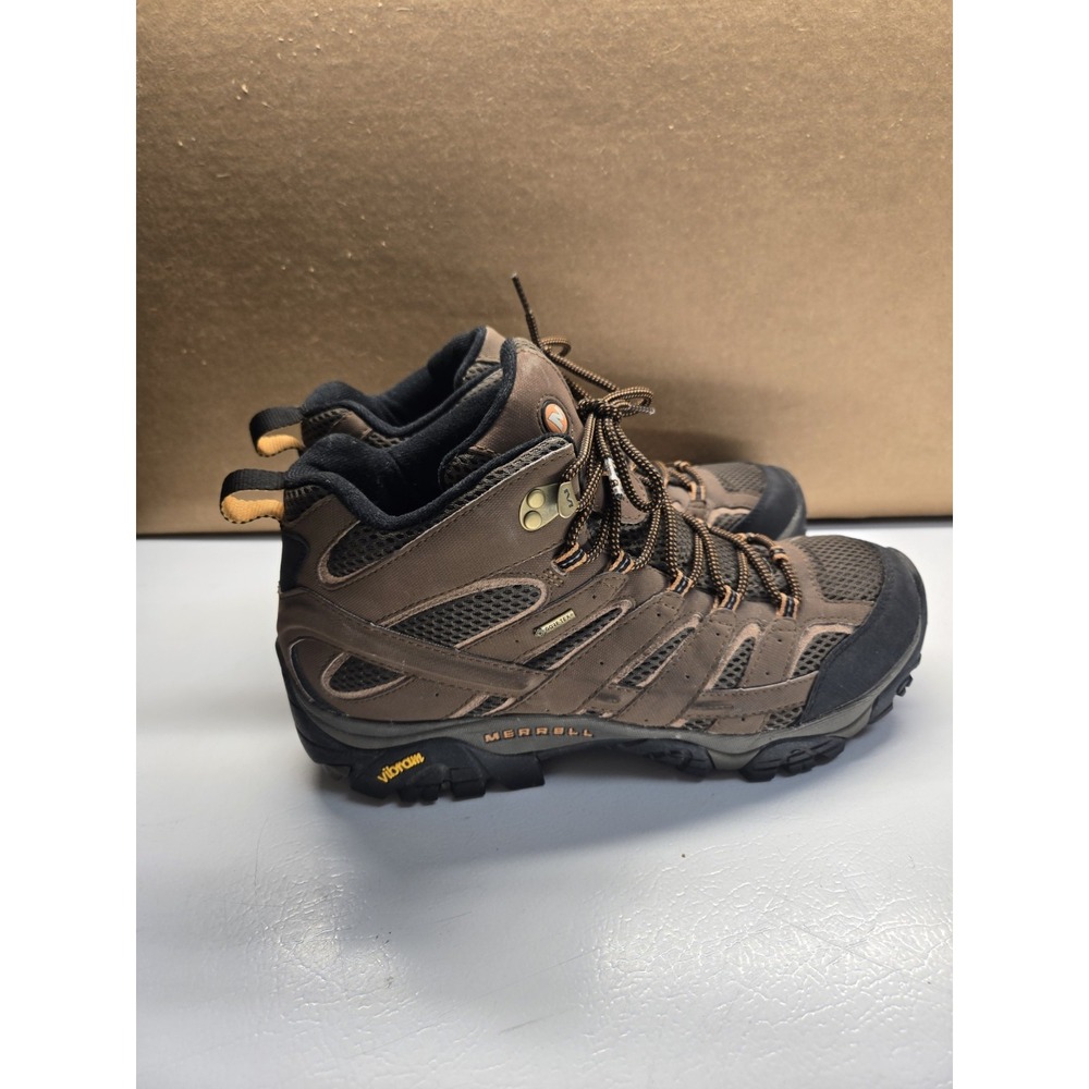 Merrell Moab 2 Mid GTX Gore-Tex Hiking Boots Men's Size 11 Brown Earth J06063